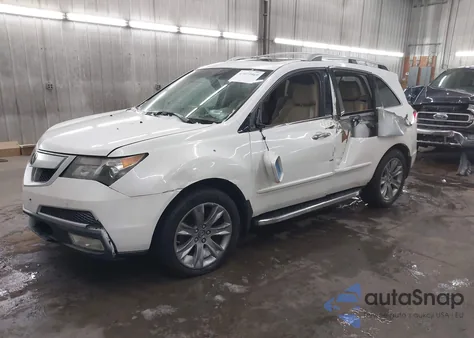 2012 Acura Mdx Advance Package из США, поврежденный, VIN 2HNYD2H8XCH517619